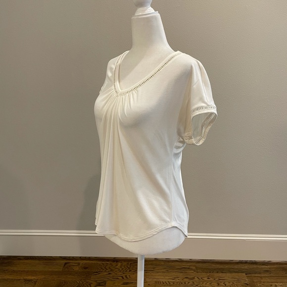 Anthropologie Meadow Rue ivory top - Picture 6 of 10